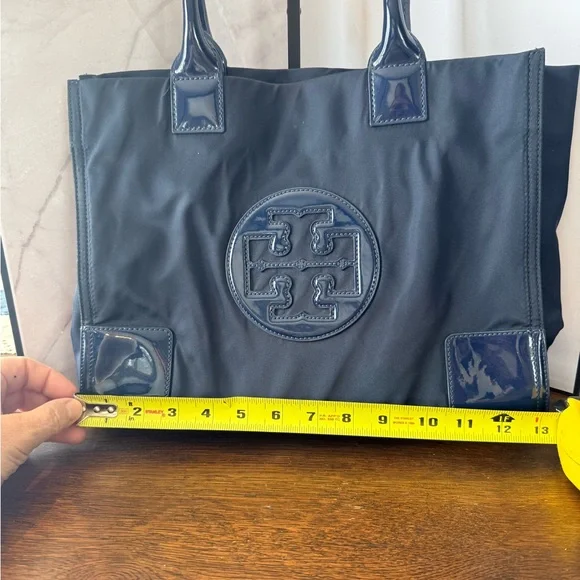 Tory Burch Dark Blue Tote Bag - Picture 2 of 9